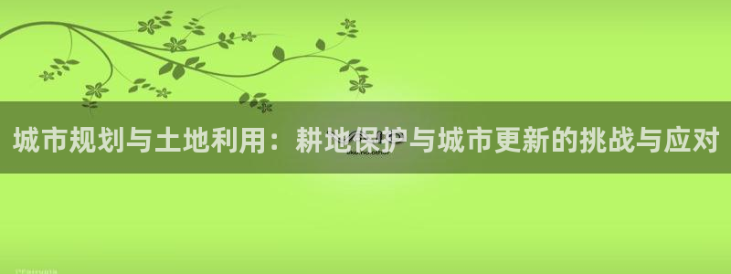 先锋娱乐游戏上分地址：城市规划与土地利用：耕地保护与城市更新的挑战与应对