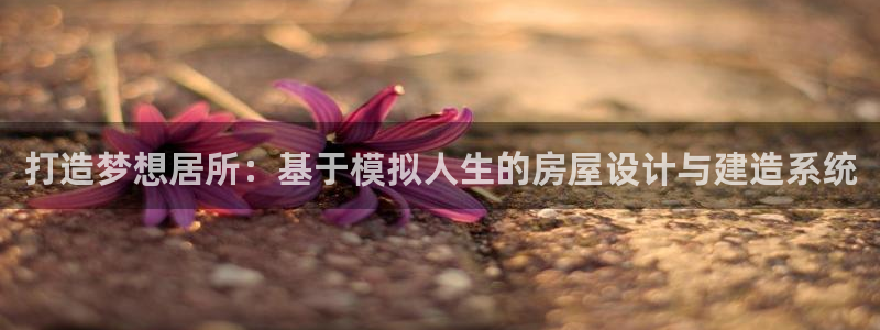 先锋娱乐邀请码多少：打造梦想居所：基于模拟人生的房屋设计与建造系统