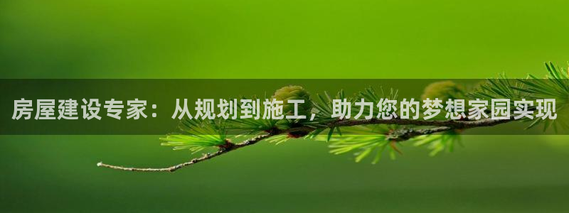 先锋娱乐赛：房屋建设专家：从规划到施工，助力您的梦想家园实现