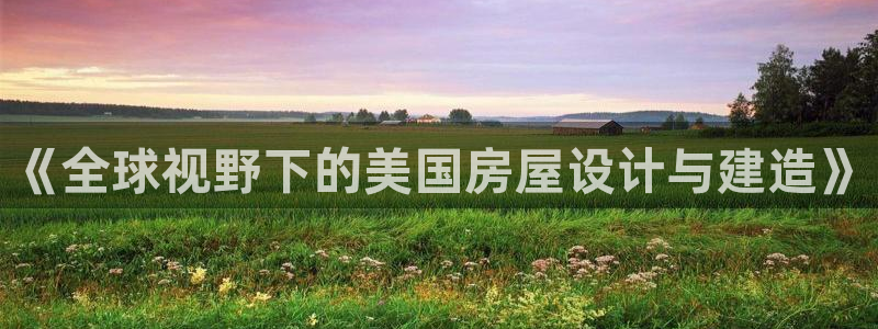 先锋娱乐提现多久到账：《全球视野下的美国房屋设计与建造》