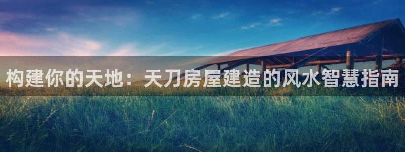 先锋娱乐传媒：构建你的天地：天刀房屋建造的风水智慧指南
