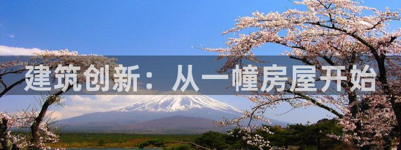 先锋娱乐币：建筑创新：从一幢房屋开始