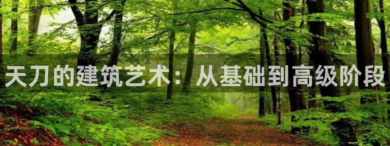 先锋娱乐炸金花：天刀的建筑艺术：从基础到高级阶段