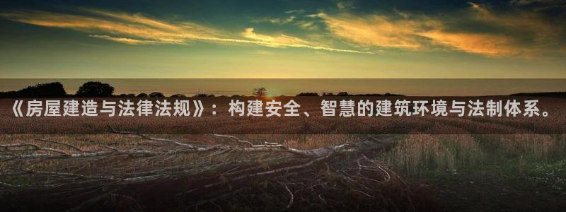 先锋队娱乐：《房屋建造与法律法规》：构建安全、智慧的建筑环境与法制体系。