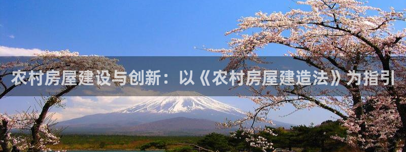先锋队娱乐：农村房屋建设与创新：以《农村房屋建造法》为指引