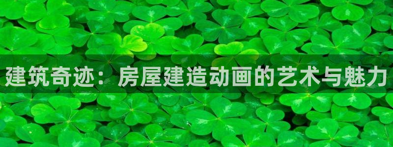 先锋娱乐官网：建筑奇迹：房屋建造动画的艺术与魅力